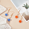 20Pcs 5 Colors Handmade Lampwork Beads LAMP-OC0001-29-5