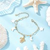 304 Stainless Steel Charm Bracelets BJEW-JB12219-1