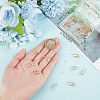 30Pcs Brass Leverback Earring Findings FIND-BBC0003-20G-3