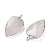 Natural Quartz Crystal Pendants G-G012-13P-06-2