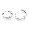 Brass Hoop Earring Findings KK-N267-33P-2