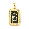 Ion Plating(IP) 304 Stainless Steel Pendants STAS-C101-08G-04-1