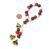 Wooden Beads Ring Hanging Ornaments HJEW-JM02148-3