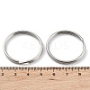 Non-Tarnish 304 Stainless Steel Split Key Rings STAS-Q314-02F-P-3