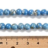 Assembled Synthetic Stone and Trochus Shell Beads Strands G-B128-08B-08-4