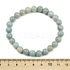 Natural Amazonite Beads Stretch Bracelets for Men Women BJEW-K286-01-6