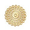 Brass Filigree Joiners FIND-TAC0002-037G-1