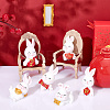 18Pcs 6 Style Rabbit Resin Display Decorations DJEW-CP0001-21-6