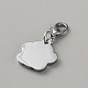 Zinc Alloy Enamel Glitter Powder Pendant Decoration HJEW-WH0001-14P-08-2