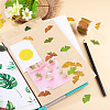 Autumn Leaf Paper Tape Stickers for Card Making DIY-TAC0032-23G-7