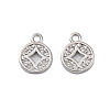 Brass Micro Pave Cubic Zirconia Pendants KK-P289-01P-1