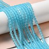Imitate Austrian Crystal Frosted Glass Beads Strands LS-GLAA-F029-TM2mm-B20-4