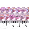 Synthetic Moonstone Beads Strands G-P528-J02-05-4