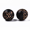 Painted Natural Wood Beads WOOD-T021-53B-M-3