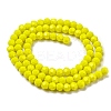 Opaque Glass Beads Stands EGLA-A035-P4mm-D04-4