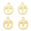 Ion Plating(IP) 201 Stainless Steel Pendants STAS-N098-229LG-2