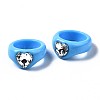 Opaque Acrylic Finger Rings RJEW-Q162-001A-1