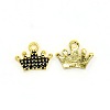 Nickel Free Golden Tone Alloy Enamel Pendants ENAM-J443-02G-NF-1