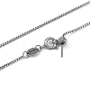 304 Stainless Steel Box Chains Necklaces NJEW-H042-09P-2