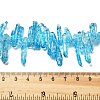 Natural Crackle Quartz Crystal Dyed Beads Strands G-I345-03B-6