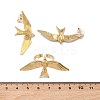 Peace Dove 304 Stainless Steel Stud Earring & Cuff Rings Sets SJEW-C008-03G-3