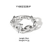 304 Stainless Steel Oval Link Chain Bracelets for Unisex LS-XX1878-3-1