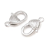 Brass Lobster Claw Clasps KK-H287-08E-P-2