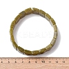 Rectangle Natural Lemon Jade Beads Stretch Bracelets for Women Men BJEW-Z149-01H-5