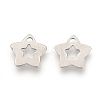 Tarnish Resistant 201 Stainless Steel Pendants LS-STAS-S057-21-1