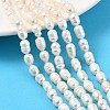 Natural Cultured Freshwater Pearl Beads Strands PEAR-I007-01B-03B-1