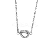 Non-Tarnish 304 Stainless Steel Pendant Necklaces for Women KJ2332-2-1