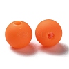 Frosted Opaque Acrylic Beads OACR-P019-01B-02-3