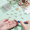80Pcs Tibetan Style Alloy Pendants FIND-ME0001-62-3