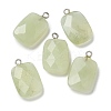 Natural Xiuyan Jade Pendants G-K385-09P-1