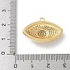 Brass Micro Pave Cubic Zirconia Pendants KK-P292-18G-3