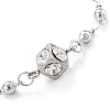 304 Stainless Steel Link Bracelets STAS-A052-20P-2