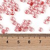 Transparent Inside Colours Glass Seed Beads SEED-A032-04J-4