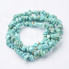Synthetic Turquoise Beads Strands G-D283-5x8-10-3