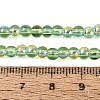 Electroplate Transparent Glass Beads Strands EGLA-Q132-4MM-A05-4