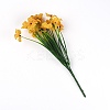 Silk Cloth Violet Artificial Flower DIY-WH0246-79A-1