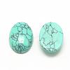 Synthetic Turquoise Cabochons G-R415-18x25-44-2