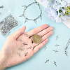 100Pcs 201 Stainless Steel Pendants STAS-BBC0008-31-3