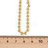 4MM 304 Stainless Steel Heart Link Chain Necklaces for Women LS-NJEW-G179-06G-3