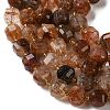 Natural Black Gold Rutilated Quartz Beads Strands GG-CBABD99-03B-4