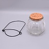 Empty Glass Wishing Bottle LS-GLAA-WH0028-10-2