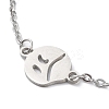 Tarnish Resistant 201 Stainless Steel Link Bracelets with Cable Chains LS-BJEW-P297-01P-E-2