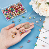 120Pcs Glass Pendant PALLOY-HY00005-3