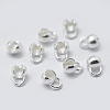 925 Sterling Silver Bead Tips Knot Covers STER-K171-48S-02-2