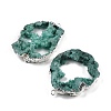 Dyed Nuggets Natural Druzy Geode Agate Big Pendants G-M287-08-S-2