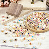 200Pcs 10 Colors Plating Acrylic Cabochons OACR-TA0001-17-6